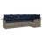 Structure grise / coussin bleu marine est en rupture de stock