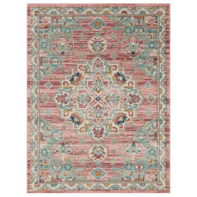 Charlton Home® Camoren Pink Area Rug