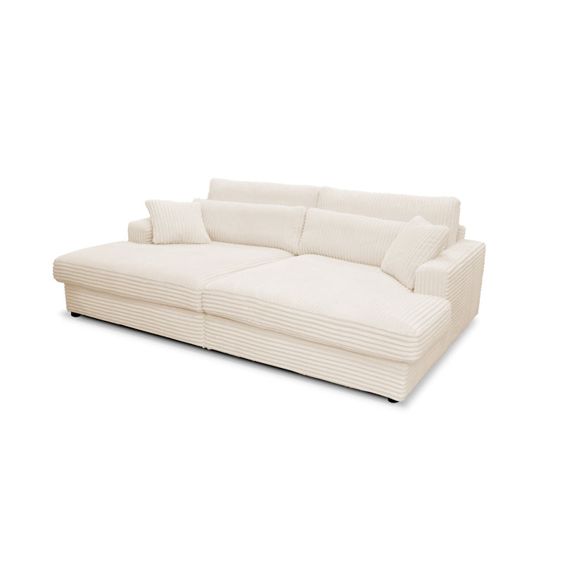 Rishabh Sleeper Sofa, Cream