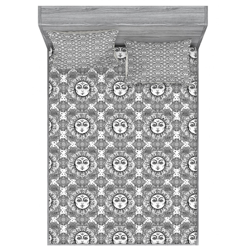 Microfiber Sheet Set, Full Sheet Set + Fitted Sheet + 2 Pillowcases