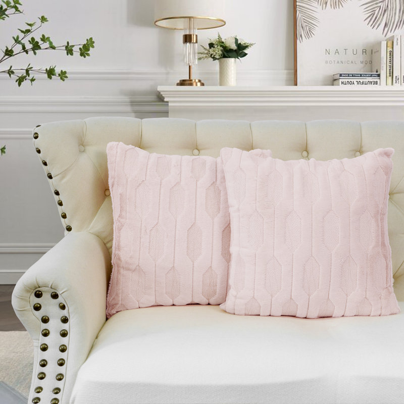 Housses de coussin Tatami, Pêche rosée
