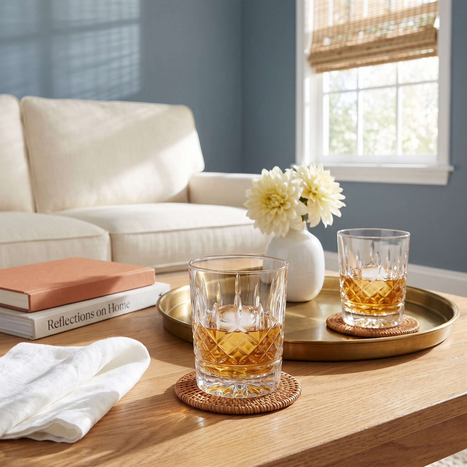 Lismore Crystal Whiskey Glass