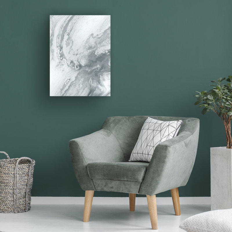 Marbre gris sur toile