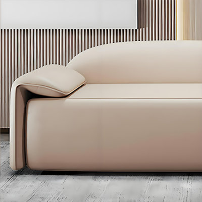 Nishu Faux Leather Chaise Lounge