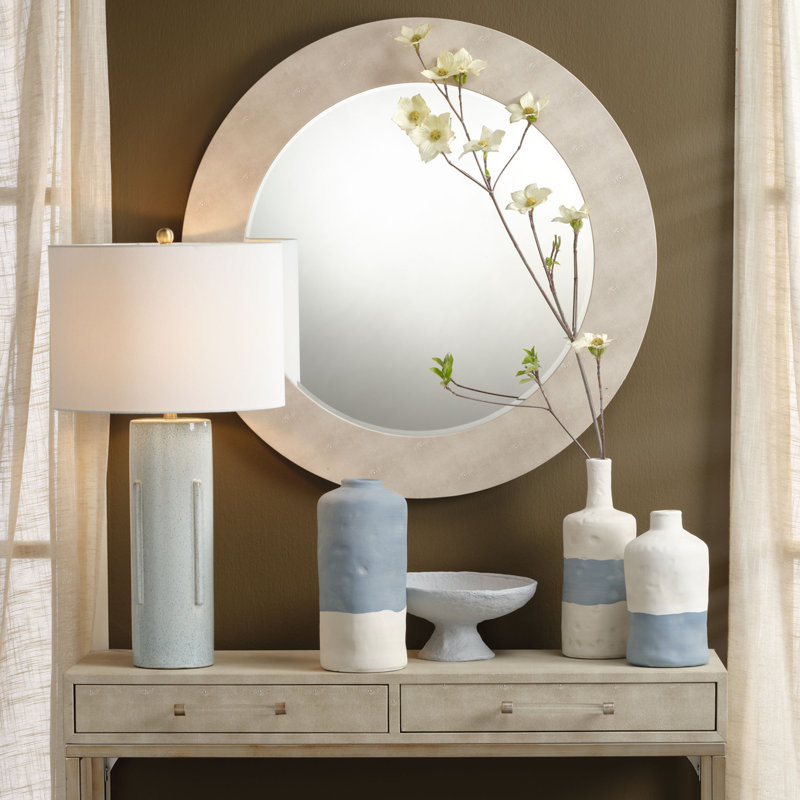 Conias Ceramic Table Lamp with Linen Shade