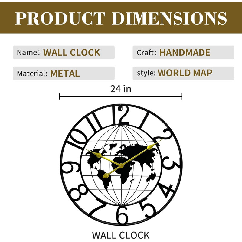 Grande horloge murale