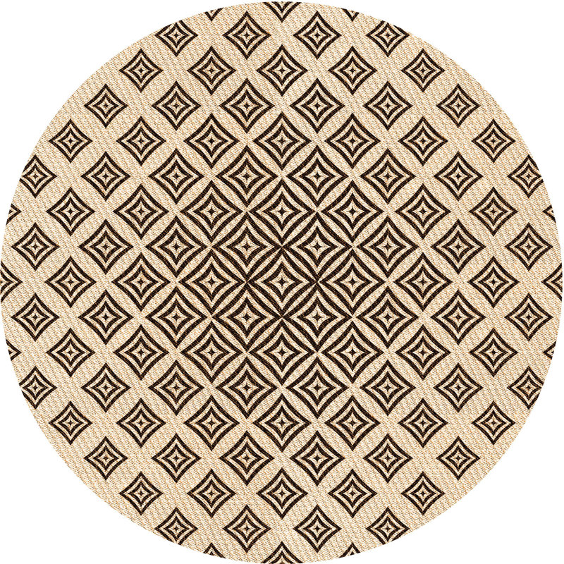 Tapis à motif lavable à la machine 2989 - Pat432-ORG, Carré 3 pi