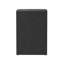 Table de chevet 22 po Novara en noir (2 tiroirs)-2059330792
