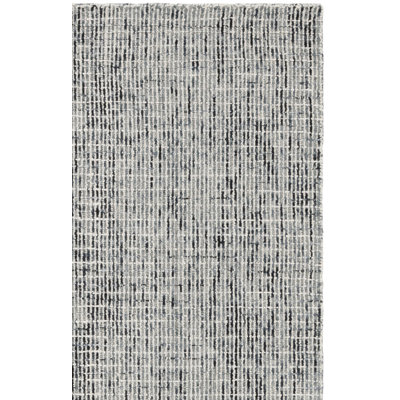 Tapis abstrait gris foncé / ivoire MSR