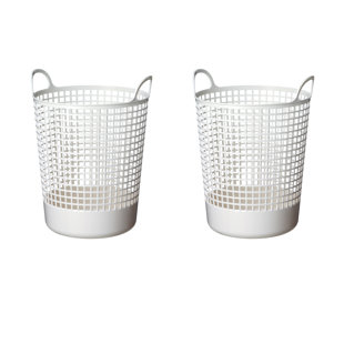 Ensemble de 2 grands paniers de style scandinave (Ensemble de 2)