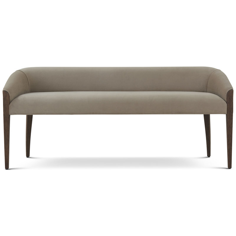 Paris Upholstered Bench, Taupe, Brown