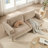 Upholstered Standard Sofa with Solid Wood Legs-750205381