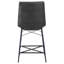 Grey Tufted Counter Height Stools (Set Of 2)-1165713225