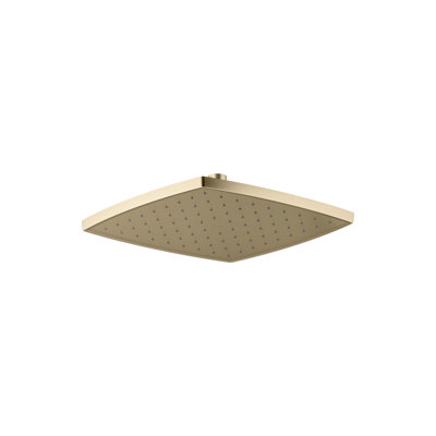Foundations Air-Induction Soft Modern Square Rain Showerhead