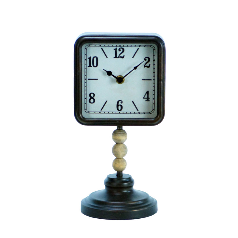 Numerical Wood Mechanical Tabletop Clock
