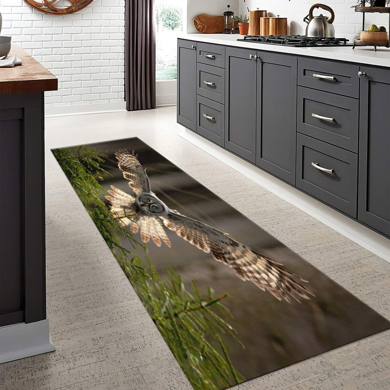 Handmade Printed Rug with Soft Pile and Intricate Floral Design Ideal for Indoor Use in Living Room and Bedroom