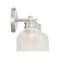 Luminaire pour meuble-lavabo de salle de bain 2 lumières Meridian en nickel brossé-175221635