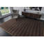 Interlace Geometric Area Rug in Brown/Gold-10214105