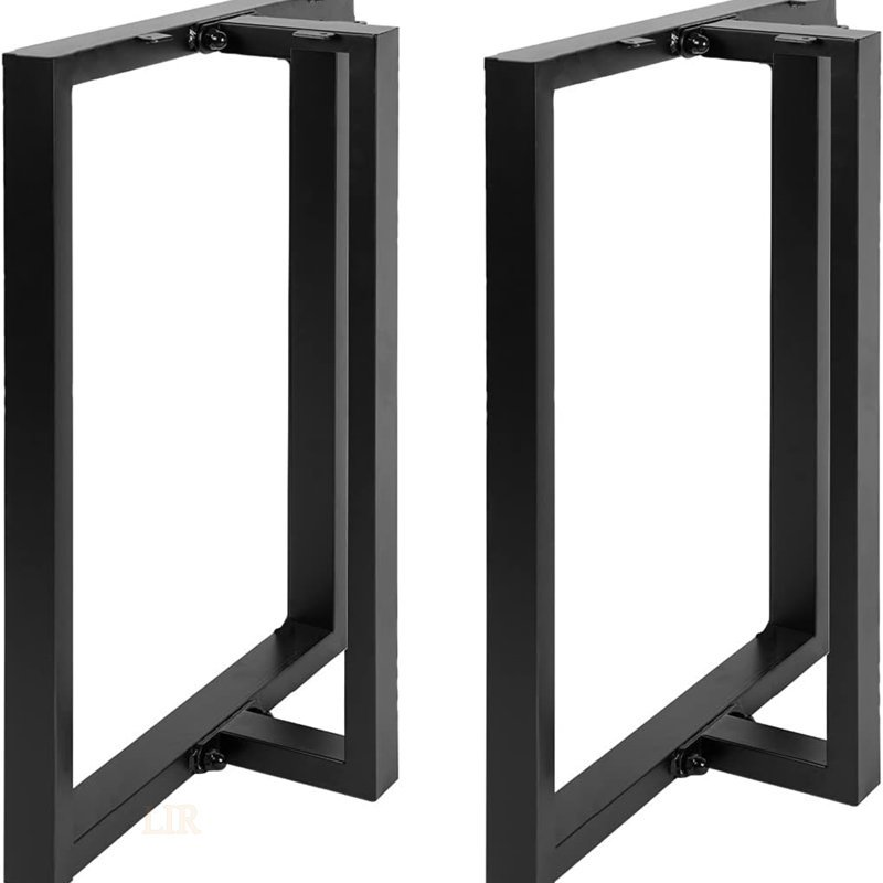 Heavy-Duty T-Shape Metal Table Legs For Industrial And Modern Furniture, Perfect For Dinning, Computer, And Office Tables(Only Table Legs,No Table)