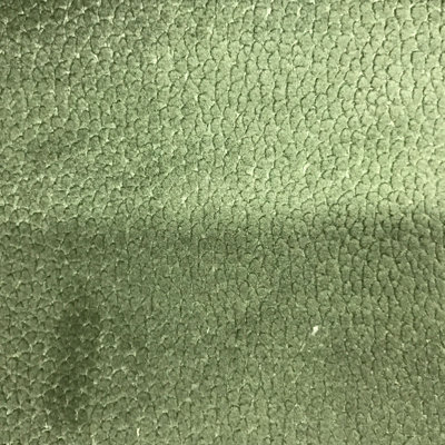 Liam Fabric | Shiny Animal Skin Cut Velvet Fabric | Color Forest