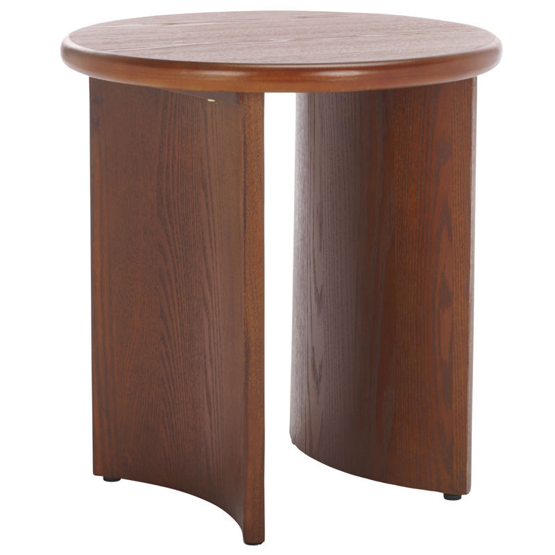 Table de bout ronde Alka, Noyer