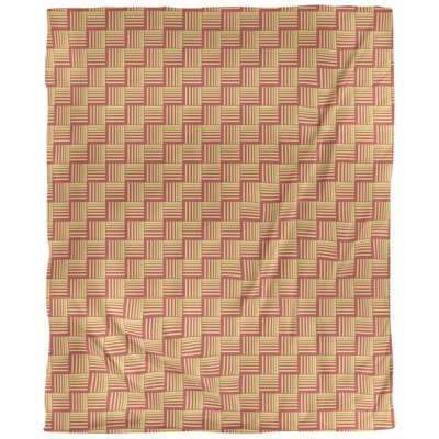 Tissu basketweave contrast