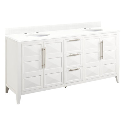 72" Holmesdale Vanity with Undermount Sinks