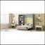 Lit escamotable double pleine grandeur avec tablettes, garde-robe et lumières DEL-185965996