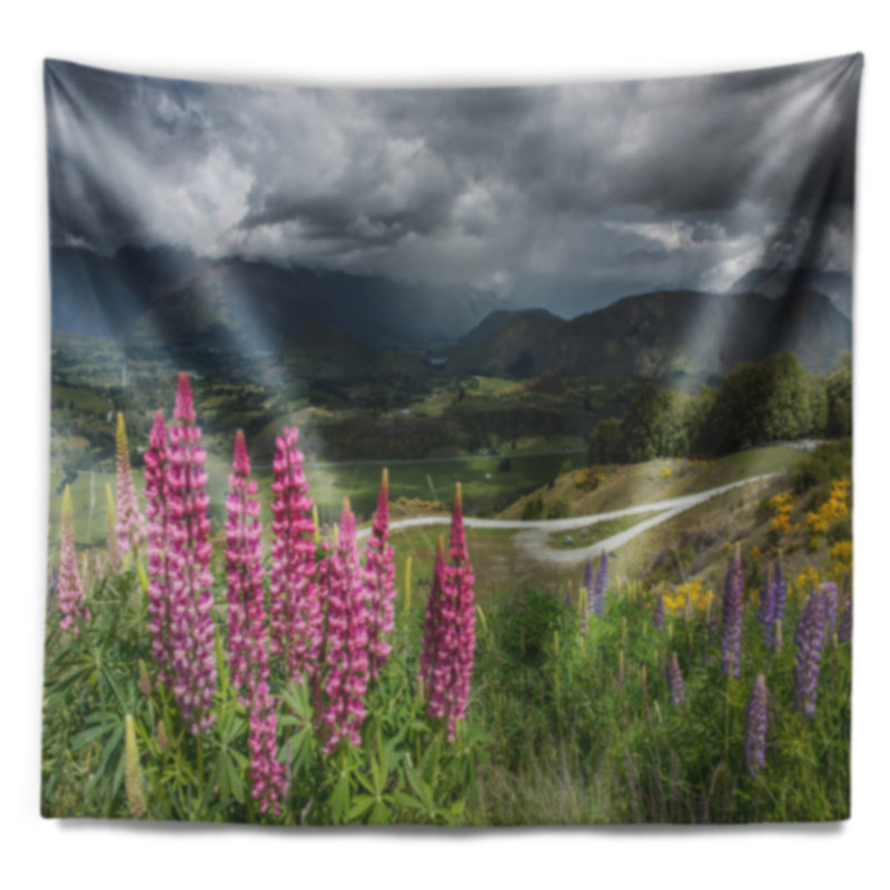 Polyester Tapestry, 50" H x 60" W