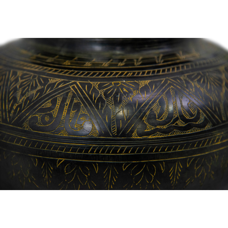 Vase en pot rétro avec motifs islamiques