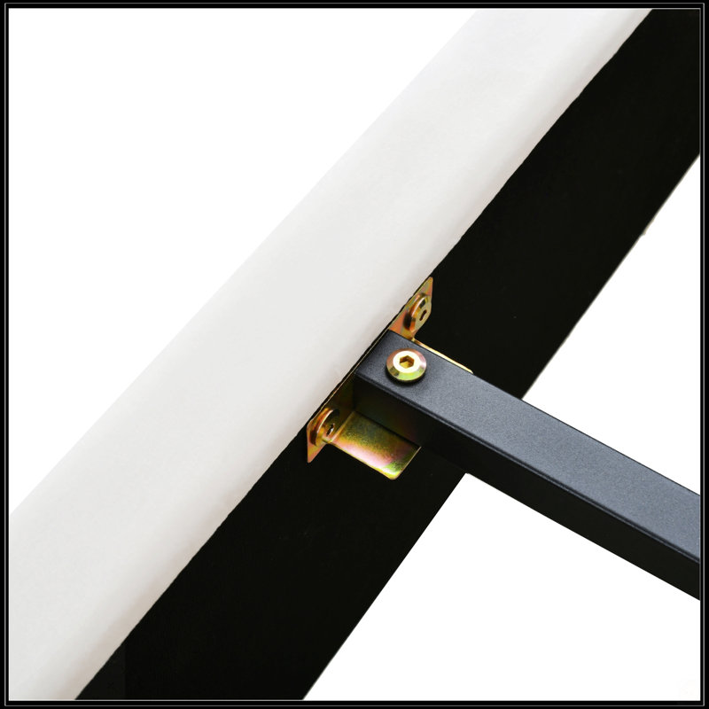 Grand lit plateforme tapissier