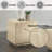 Cirino End Table W/Marble Top