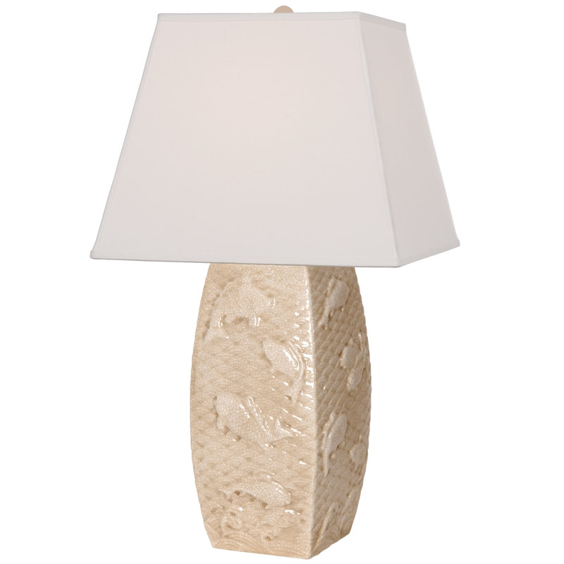 Lampe de table 30 po blanc / crème