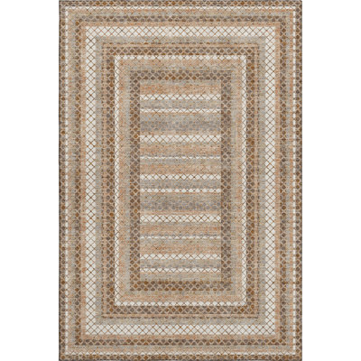 Premium Machine Washable Ariel Geometric Rug