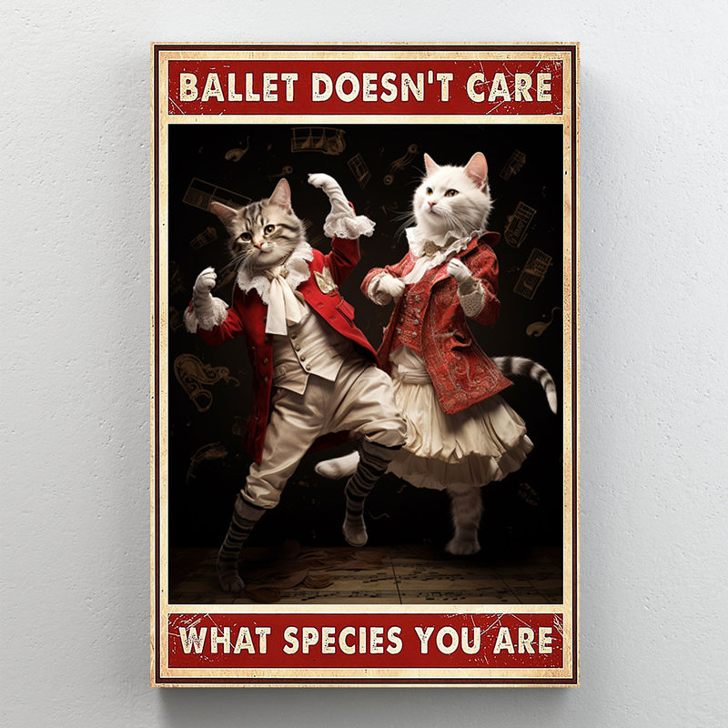 Art mural sur toile Ballet, L 40 po x H 60 po