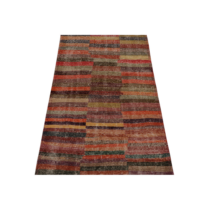 One-of-a-Kind 3'9" X 7'1" Hand Knotted Area Rug