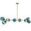 8-Light Sputnik Modern Linear Glass Bubble Chandelier-1980515144-1980515142