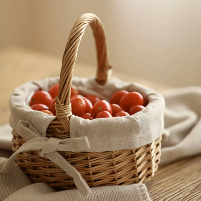 Mini-panier doublé de lin