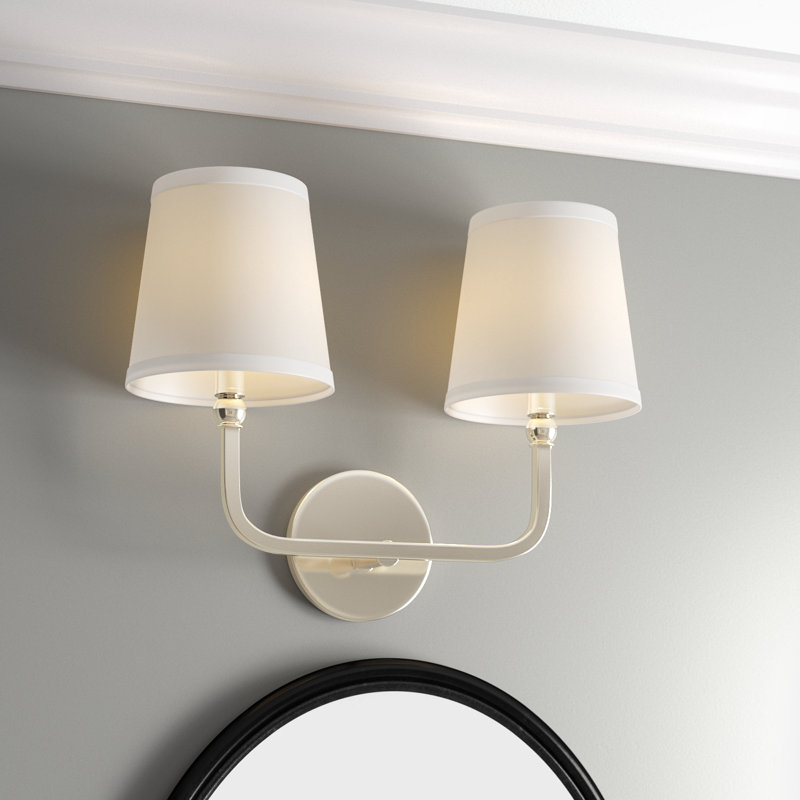 Climsland Dimmable Vanity Light, Polished Nickel, 2