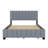 Upholstered Platform Bed With 2 Drawers And Trundle-1579962100