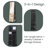 LED Mirror Jewelry Cabinet Standing, Lockable Jewelry Armoire with Full-Length Mirror and Adjustable LED Lights-540419011
