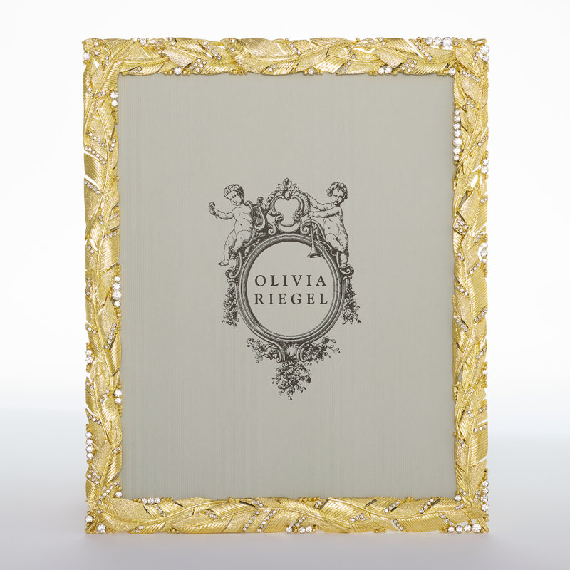 Preen Metal Picture Frame, Gold, 8" W x 10" H