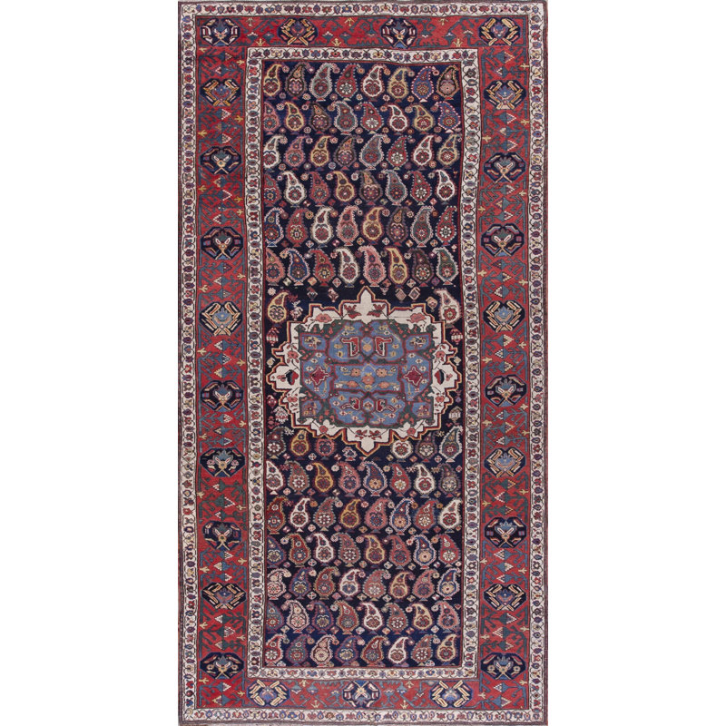 Antique Caucasian - Russia Geometric Knotted Rug