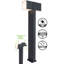 Vachagan Frosted Lamp Post (Full)