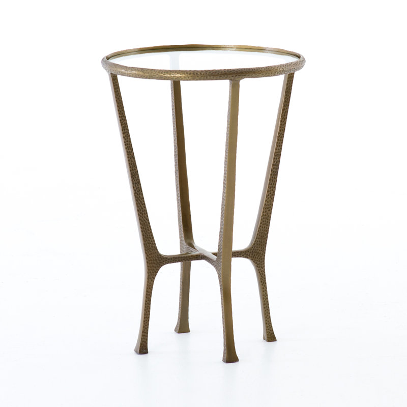 Beulah Glass Top End Table