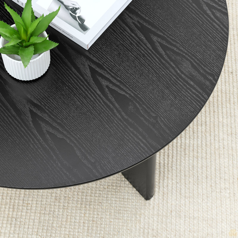 Table basse ronde de 36 po, tables basses en bois