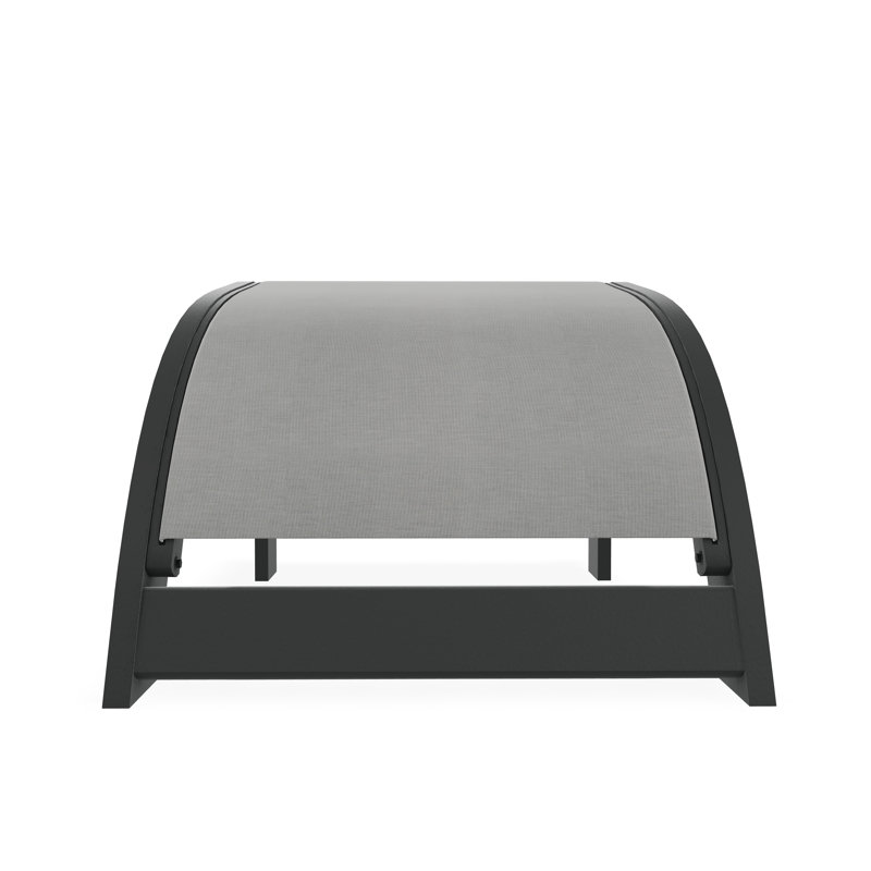 Repose-pieds Adirondack en polymère de qualité marine, Graphite, Alliage Sunbrella®