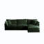 Canapé modulaire surdimensionné en L avec repose-pieds réversible Free Combination Comfy Upholstery-2049895162