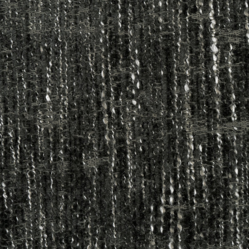 Tissu d'ameublement en chenille Churchill-Soho, Charbon de bois