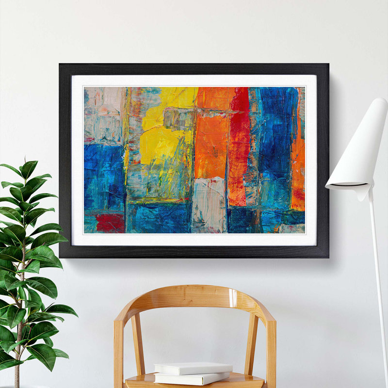 Abstract Vol.396 by S.Johnson - Framed Print, Black Framed, 36cm H x 48cm W x 2cm D